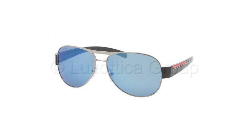 Prada Linea Rosa Prescription Sunglasses PS51LS  PS51LS-5AV9P1-6214 - Lens Diameter: 62 mm, Frame Color: Gunmetal