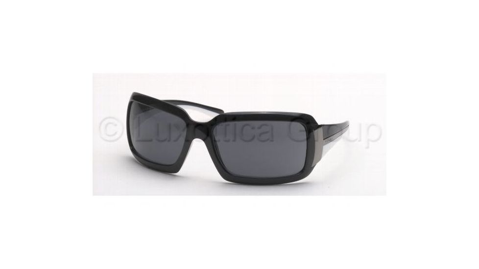 Prada PR 01HS Sunglasses Styles - Black Frame / Gray Lenses, 1AB1A1-6116