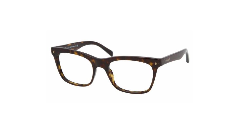 Prada PR01NV Progressive Eyeglasses - Havana Frame / 52 mm Prescription Lenses, 2AU1O1-5219