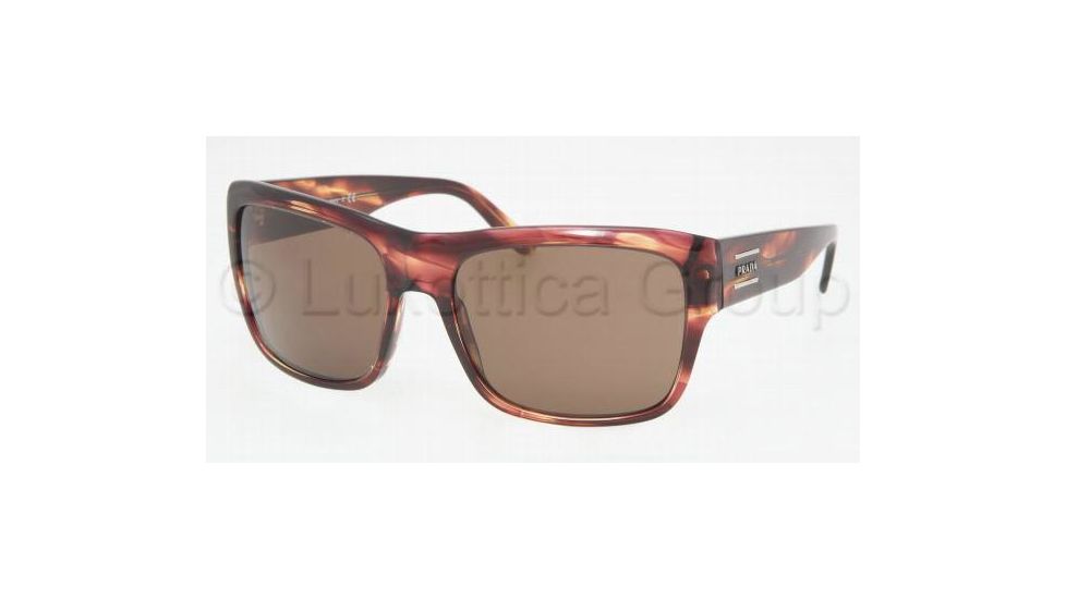 Prada PR02MS Progressive Sunglasses - Chestnut Frame / 58 mm Prescription Lenses, ZW08C1-5817