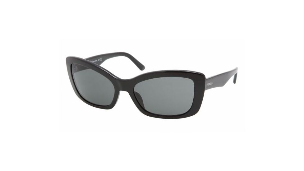 Prada PR03NS Bifocal Sunglasses - Gloss Black Frame / 57 mm Prescription Lenses, 1AB1A1-5718