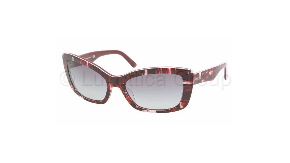 Prada PR03NS Bifocal Sunglasses - Top Mimetic Ruby/Ruby Frame / 57 mm Prescription Lenses, BF13M1-5718