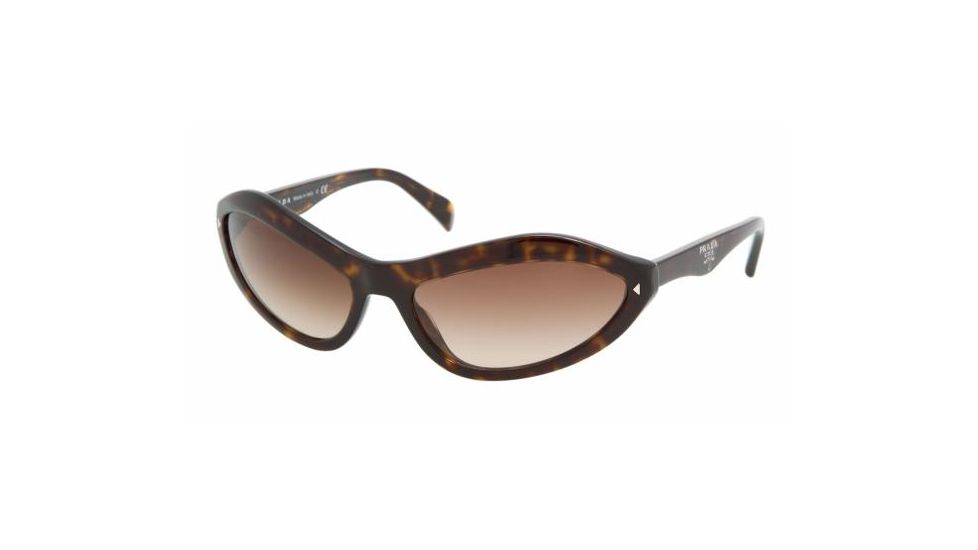 Prada PR05NS Bifocal Prescription Sunglasses PR05NS-2AU6S1-6318 - Frame Color Havana, Lens Diameter 63 mm