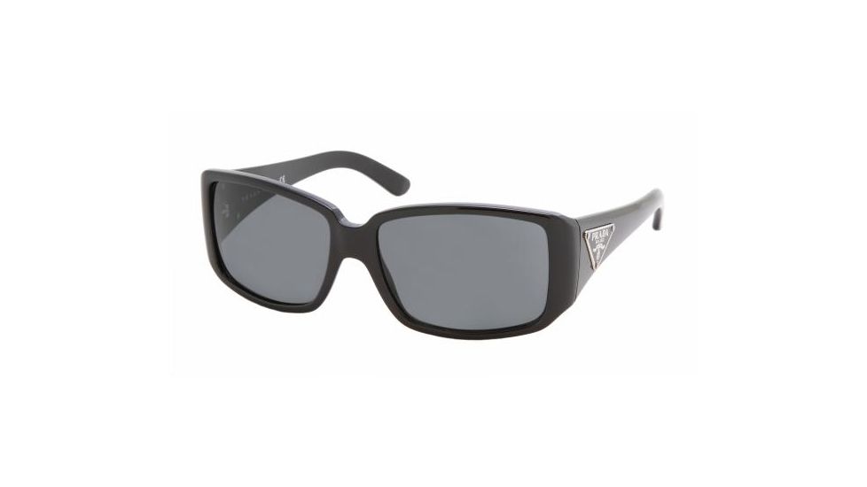 Prada PR 16LS Sunglasses Styles - 1AB1A1 Gloss Black Frame, 1AB1A1-5715