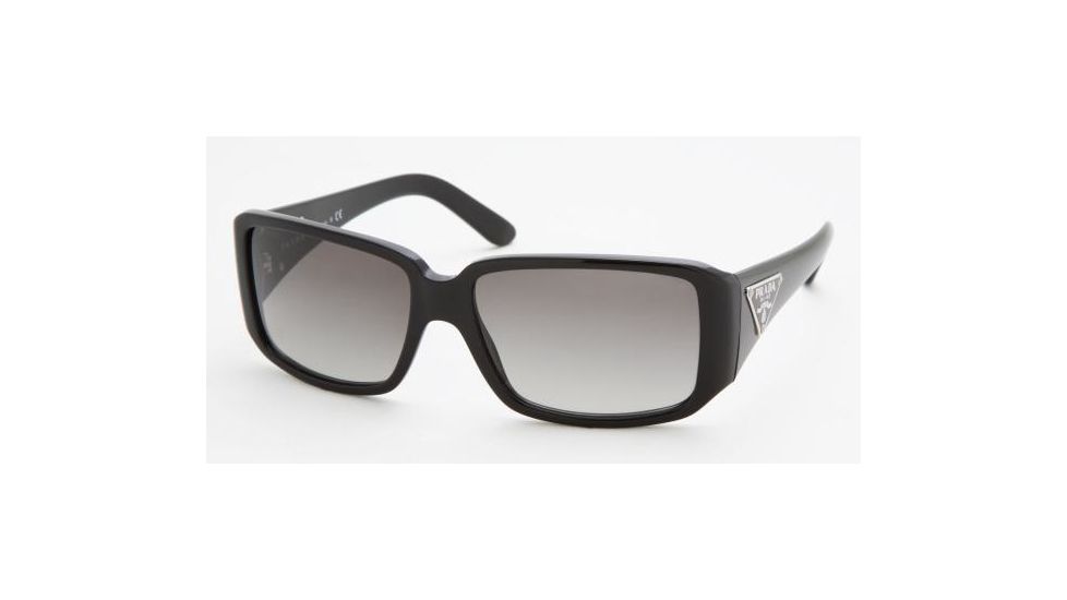 Prada PR 16LS Sunglasses Styles - 1AB3M1 Gloss Black Frame, 1AB3M1-5715
