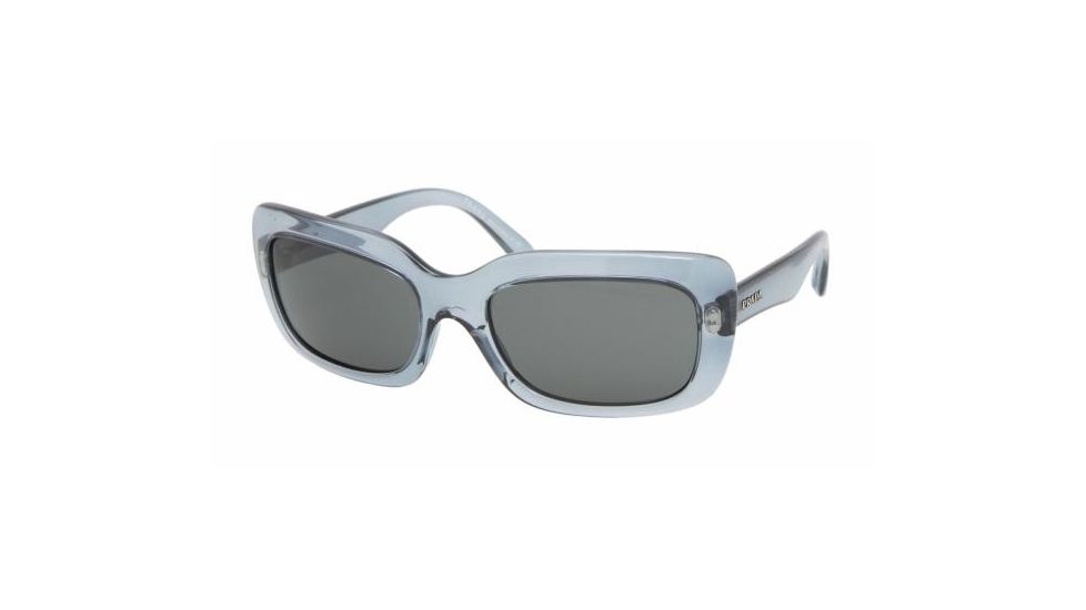 Prada PR23MS SV Prescription Sunglasses - Denim Gray Frame / 56 mm Prescription Lenses, PD69K1-5618