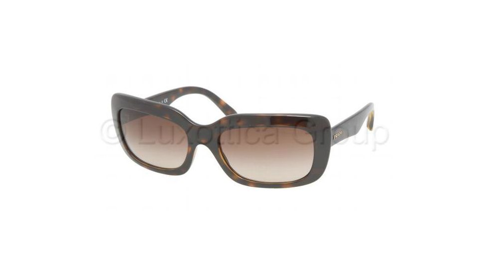 Prada PR23MS SV Prescription Sunglasses - Havana Brown Gradient Frame / 56 mm Prescription Lenses, 2AU6S1-5618