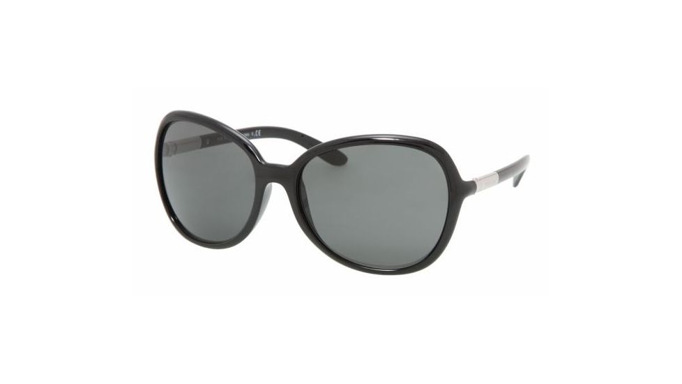 Prada PR25LS Bifocal Prescription Sunglasses PR25LS-1AB1A1-6017 - Lens Diameter 60 mm, Frame Color Gloss Black