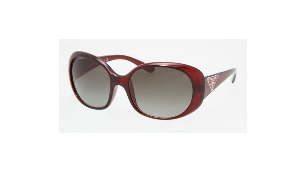 Prada PR 27LS Sunglasses Styles - Dark Bordeaux Gray Gradient Frame, 0AG3M1-5717