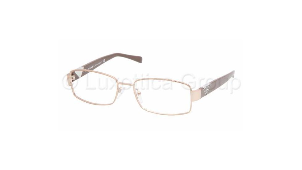 Prada PR56NV Progressive Eyeglasses - Brown Demo Lens Frame / 51 mm Prescription Lenses, 4AC1O1-5116