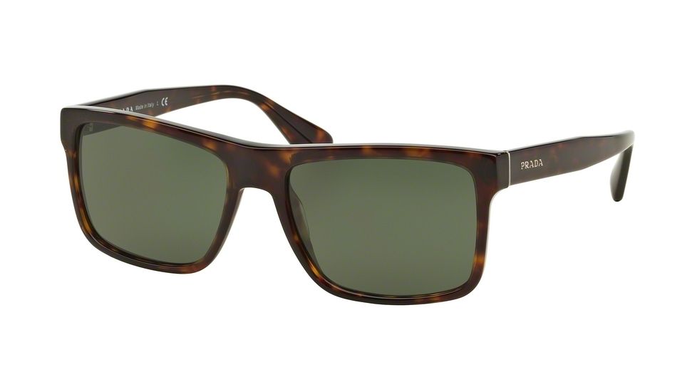 Prada PR01SS Progressive Prescription Sunglasses PR01SS-2AU0B2-57 - Lens Diameter 57 mm, Frame Color Havana