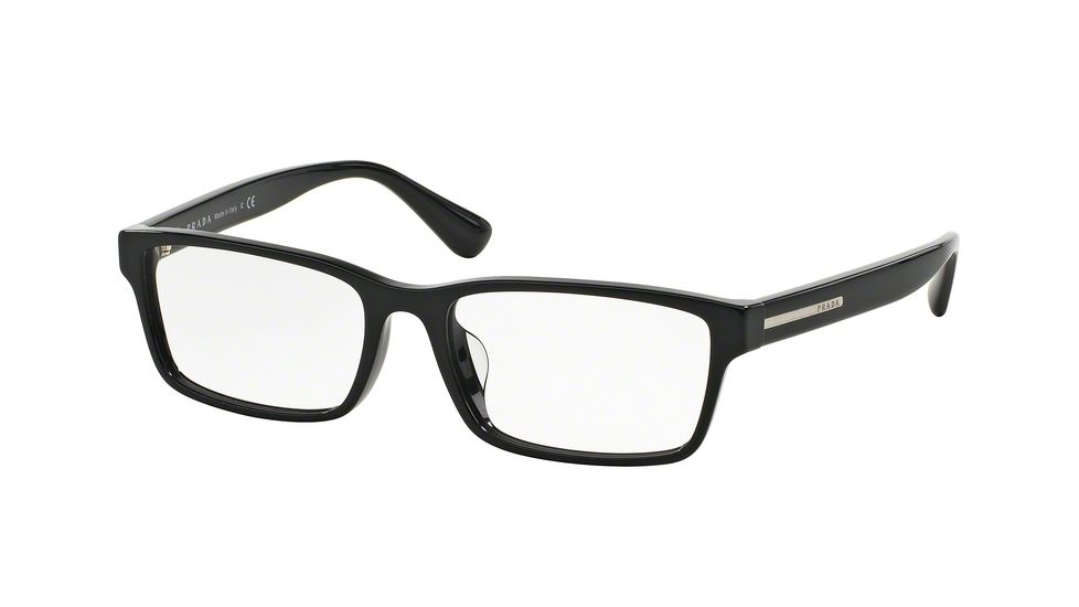 Prada PR01SV Eyeglass Frames 1AB1O1-56 - Black Frame