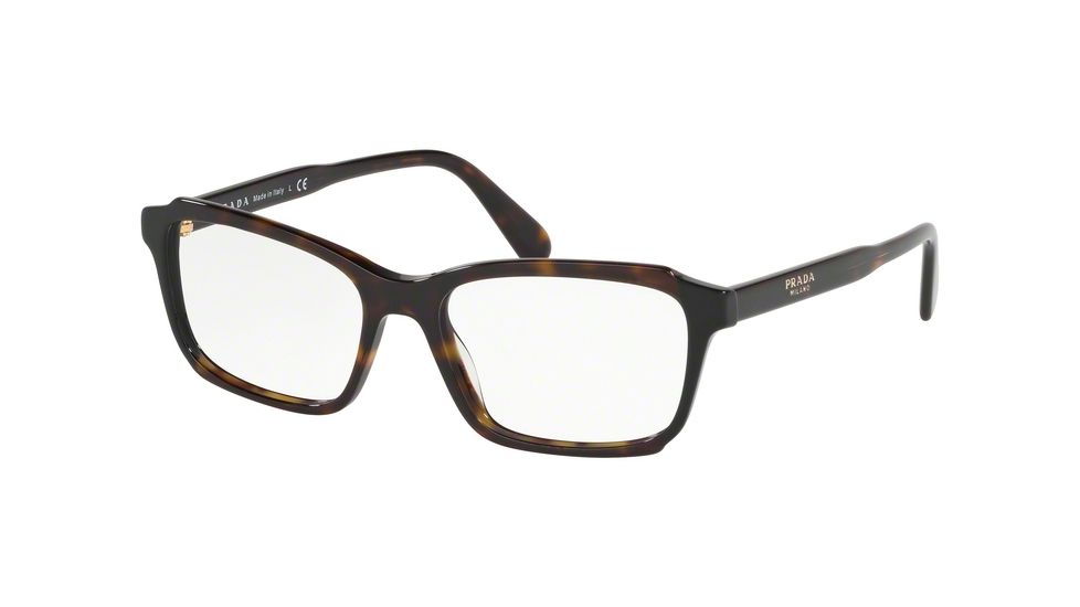 Prada PR01VV Prescription Eyeglasses, 53mm, Havana/Black, PR01VV-3911O1-53-SV