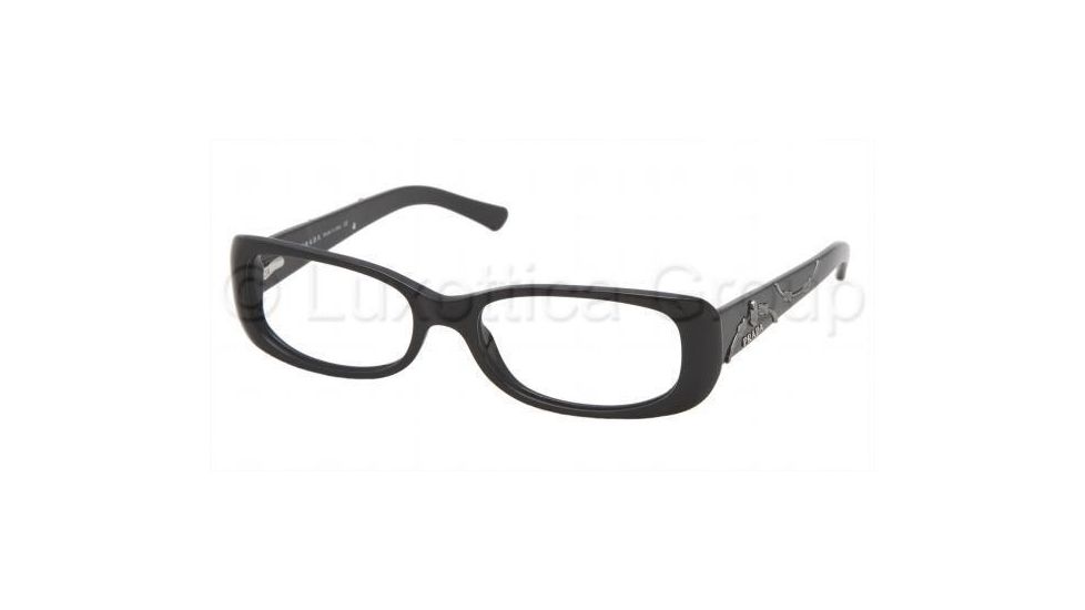 Prada PR03LVN Eyeglass Frames 1AB1O1-5216 - Gloss Black 