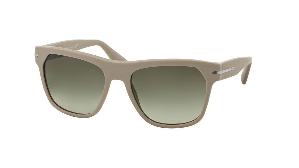 Prada PR03RS Single Vision Prescription Sunglasses PR03RS-TV54M1-55 - Lens Diameter 55 mm, Frame Color Matte Brushed Beige