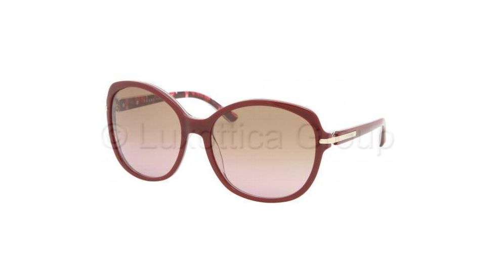Prada PR04NS Sunglasses BF65P1-6117 - Top Ruby/Mimetic Ruby Brown Gradient Pink