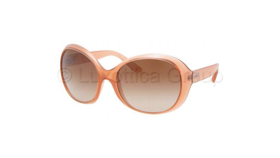 Prada PR04OS Sunglasses GAC1Z1-6218 - Opal Pink Frame, Brown Gradient Lenses