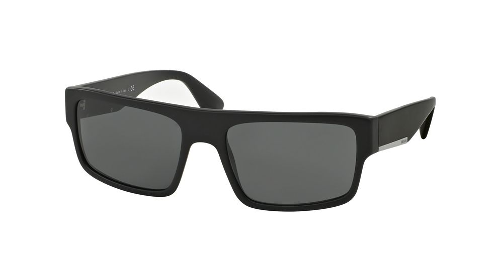 Prada PR04RS Progressive Prescription Sunglasses PR04RS-1BO1A1-58 - Lens Diameter 58 mm, Frame Color Matte Black