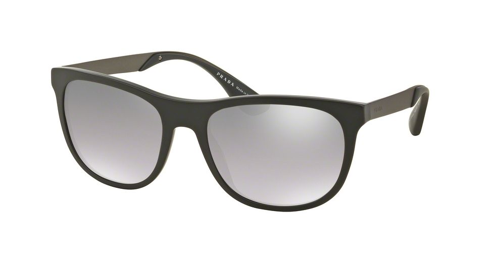 Prada PR04SS Progressive Prescription Sunglasses PR04SS-TKM1A0-57 - Lens Diameter 57 mm, Frame Color Matte Grey