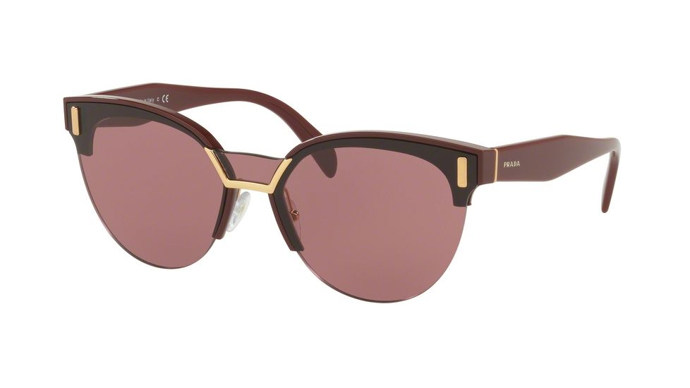 Prada PR04US Bifocal Prescription Sunglasses PR04US-TY7098-43 - Lens Diameter 43 mm, Frame Color Bordeaux
