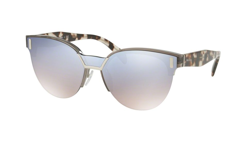 Prada PR04US Bifocal Prescription Sunglasses PR04US-VIP5R0-43 - Lens Diameter 43 mm, Frame Color Transparent Grey