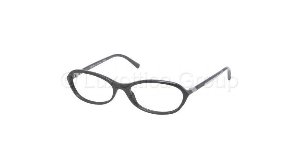 Prada PR05OV Bifocal Prescription Eyeglasses 1AB1O1-5116 - Gloss Black 