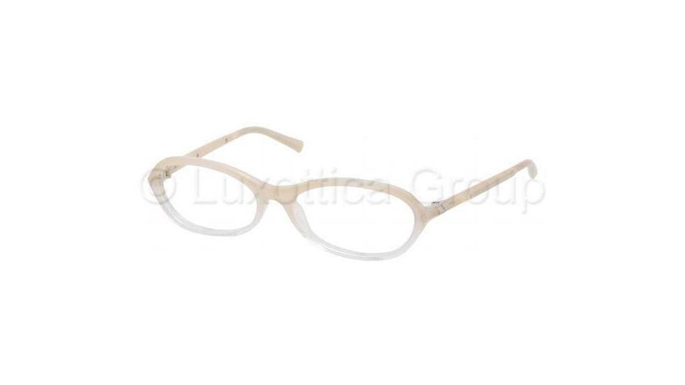 Prada PR05OV Bifocal Prescription Eyeglasses EAD1O1-5316 - Ivory 