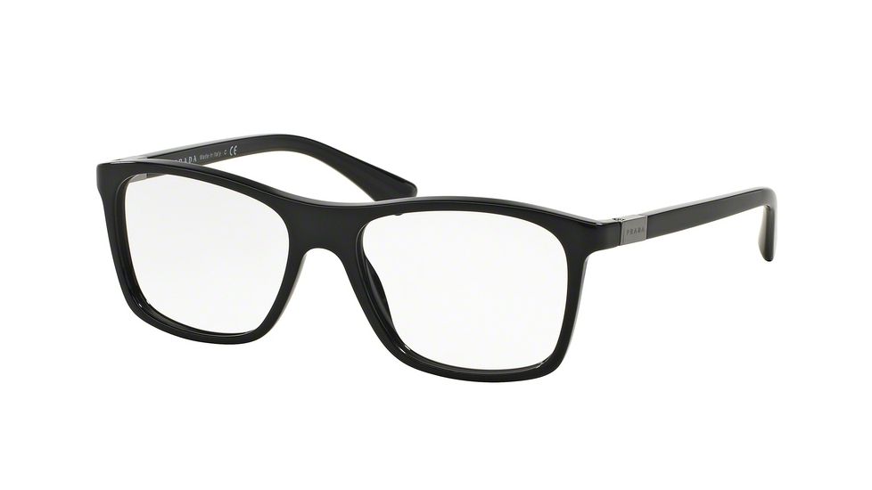Prada PR05SVF Eyeglass Frames 1AB1O1-55 - Black Frame
