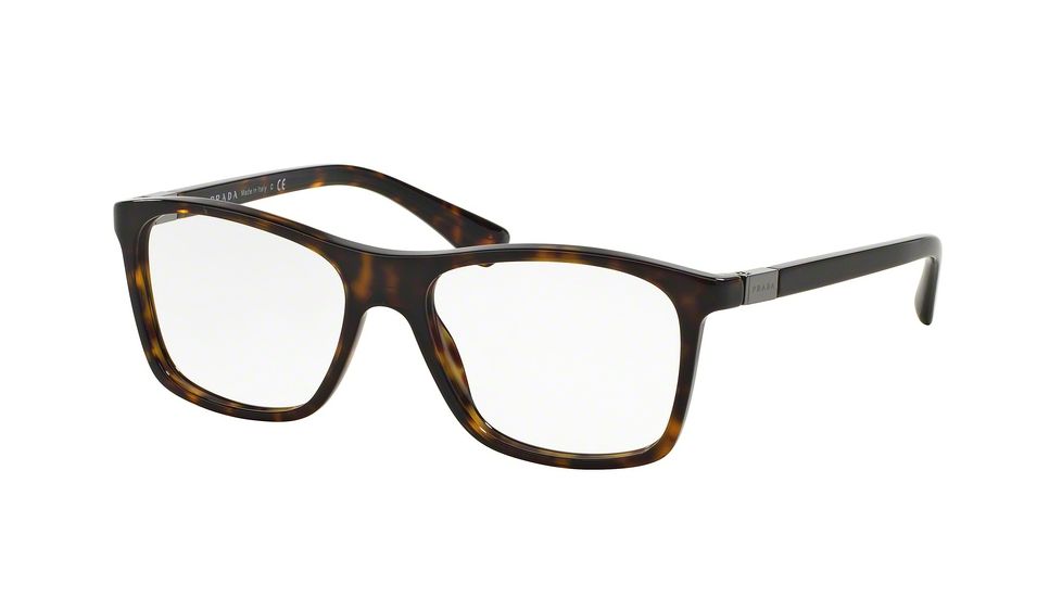 Prada PR05SVF Eyeglass Frames 2AU1O1-55 - Havana Frame