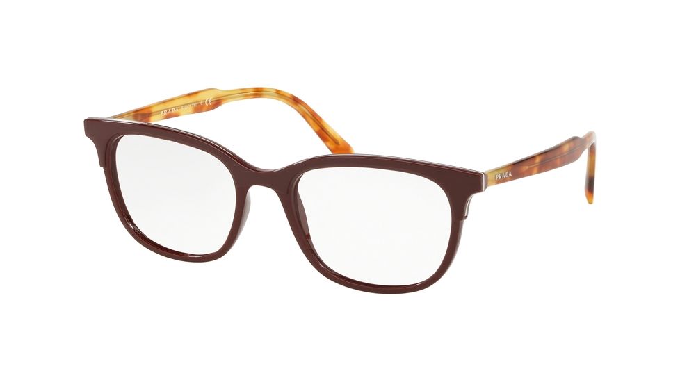 Prada PR05VV Progressive Prescription Eyeglasses, 53mm, Bordeaux, PR05VV-2701O1-53-PRO