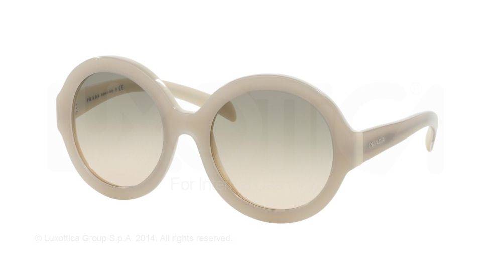 Prada PR06RS Bifocal Prescription Sunglasses PR06RS-TKO3H2-56 - Lens Diameter 56 mm, Frame Color Opal Ivory/Matte Ivory