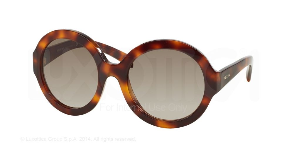 Prada PR06RS Bifocal Prescription Sunglasses PR06RS-TKR3D0-56 - Lens Diameter 56 mm, Frame Color Havana