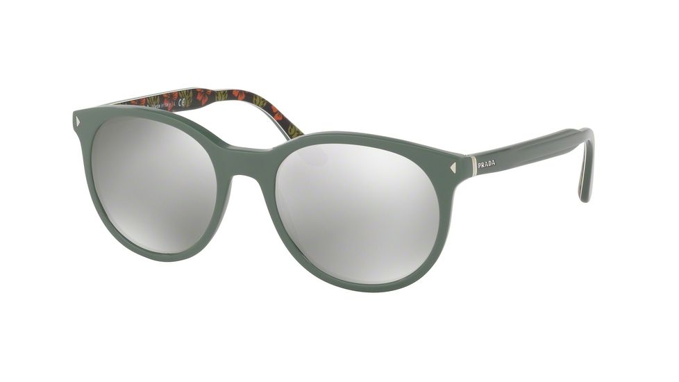 Prada PR06TS Bifocal Prescription Sunglasses PR06TS-VAS2B0-53 - Lens Diameter 53 mm, Frame Color Green