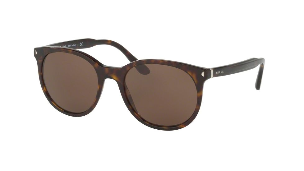 Prada PR06TSF Progressive Prescription Sunglasses PR06TSF-2AU8C1-53 - Lens Diameter 53 mm, Frame Color Havana
