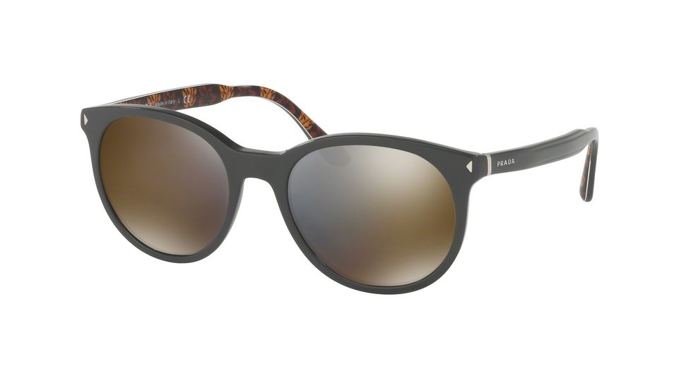Prada PR06TSF Progressive Prescription Sunglasses PR06TSF-VAT4L0-53 - Lens Diameter 53 mm, Frame Color Grey