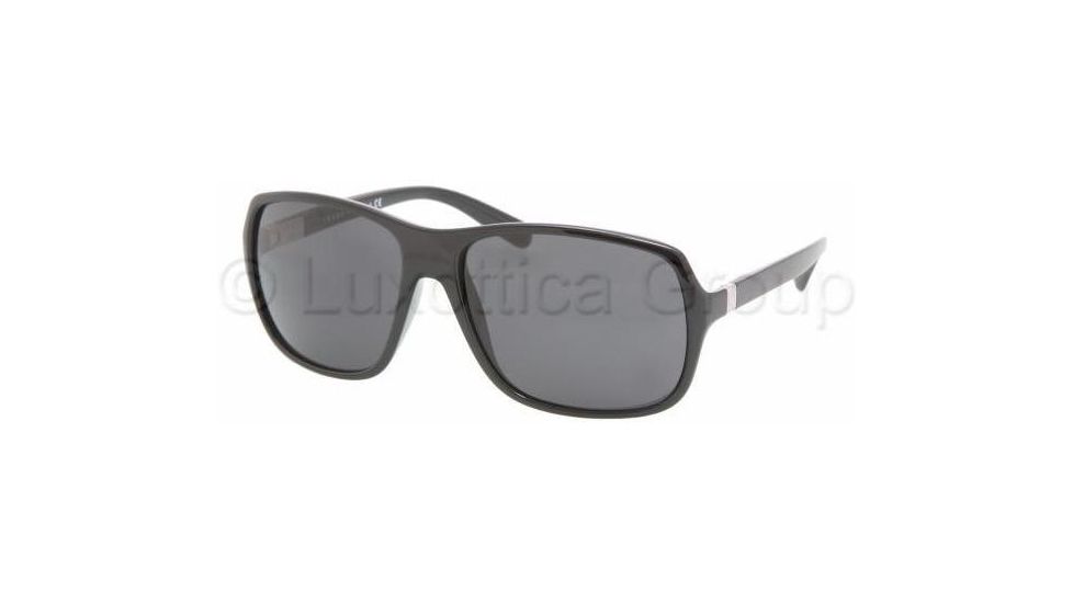 Prada PR07NS Sunglasses 1AB1A1-6116 - Gloss Black Gray
