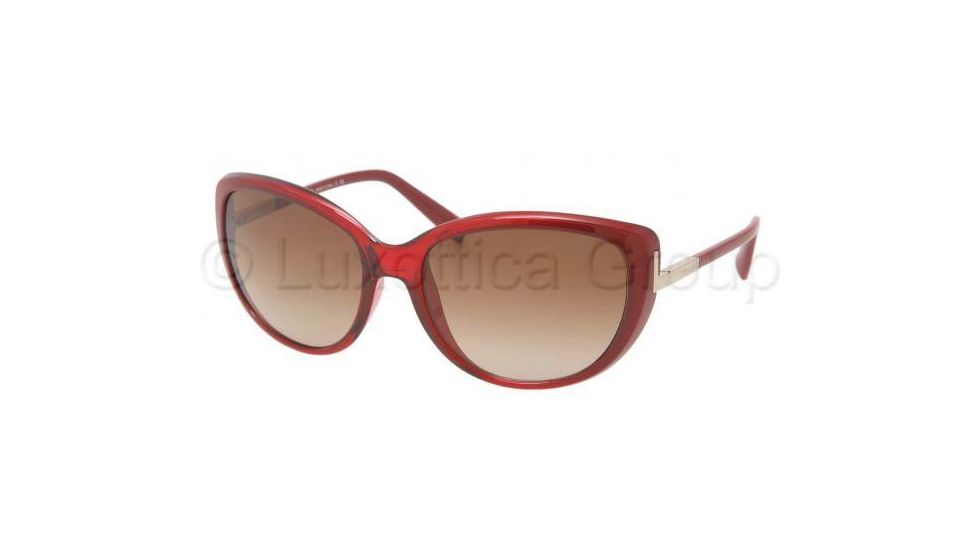 Prada PR07OS Bifocal Prescription Sunglasses PR07OS-IAE1Z1-5917 - Lens Diameter 59 mm, Frame Color Ruby Transparent Gradient