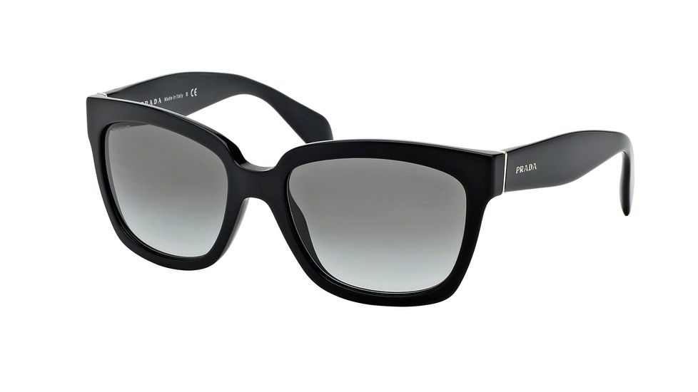 Prada PR07PSA Bifocal Prescription Sunglasses PR07PSA-1AB0A7-56 - Lens Diameter 56 mm, Frame Color Black