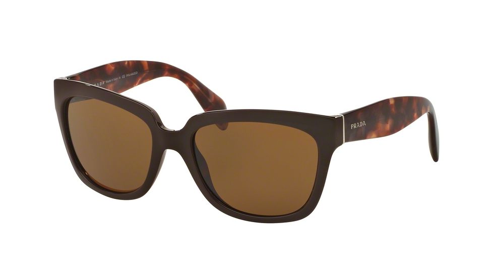 Prada PR07PSA Bifocal Prescription Sunglasses PR07PSA-DHO8C1-56 - Lens Diameter 56 mm, Frame Color Brown
