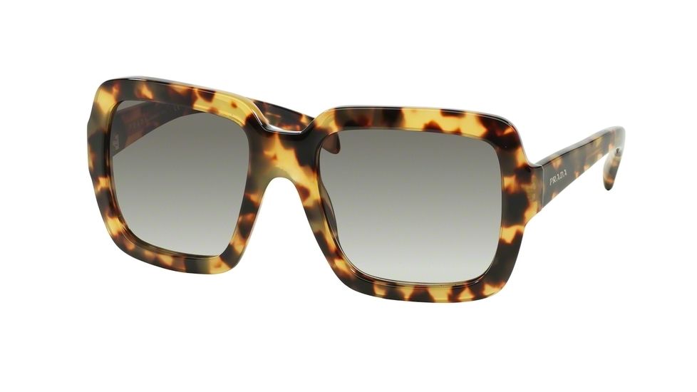 Prada PR07RS Sunglasses 7S00A7-56 - Medium Havana Frame, Grey Gradient Lenses