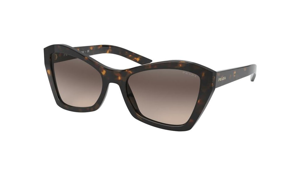 Prada PR07XSF Sunglasses 2AU3D0-55 - , Light Brown Grad Light Grey Lenses