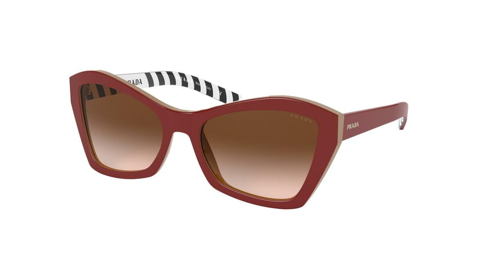 Prada PR07XSF Sunglasses 5436S1-55 - , Brown Gradient Lenses