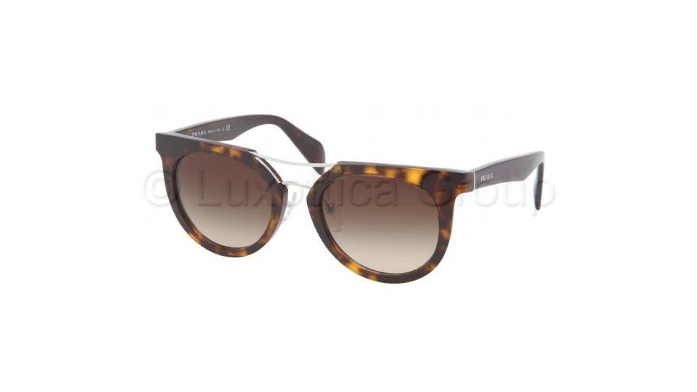 Prada PR08PS Progressive Prescription Sunglasses PR08PS-2AU6S1-5121 - Frame Color Havana, Lens Diameter 51 mm