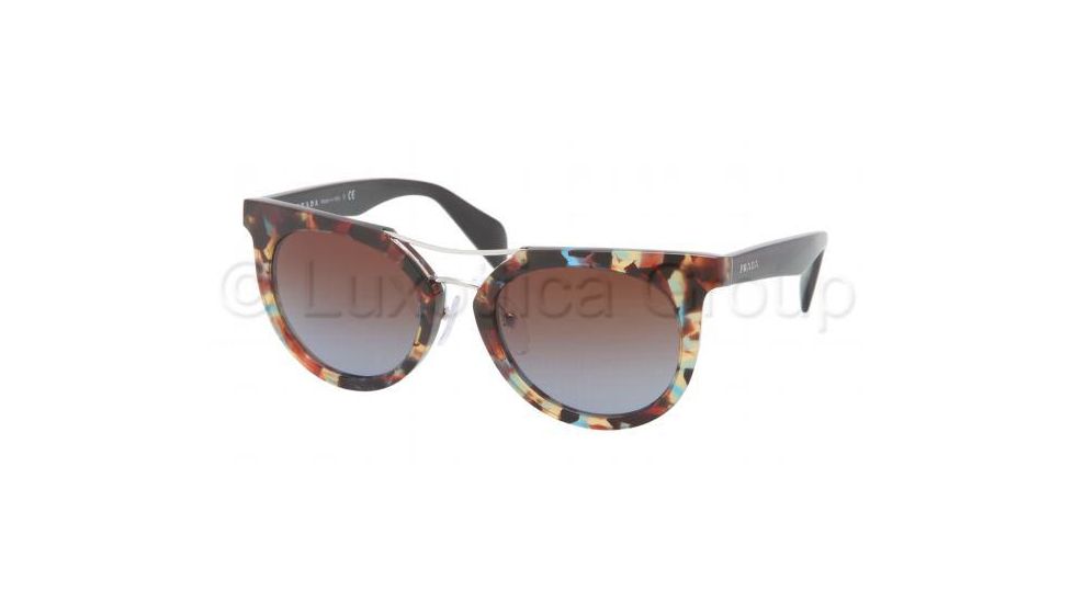 Prada PR08PS Progressive Prescription Sunglasses PR08PS-NAG0A4-5121 - Lens Diameter 51 mm, Frame Color Havana Spotted Blue