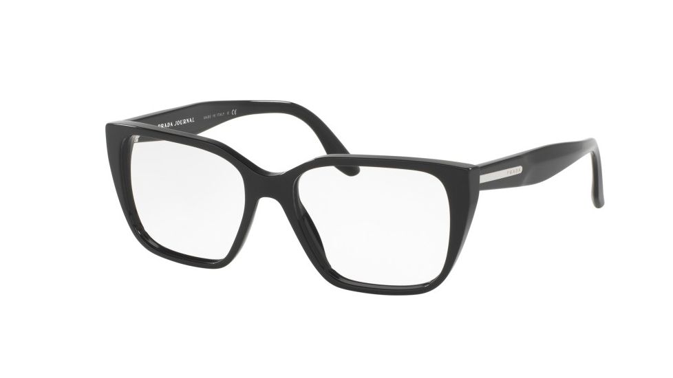 Prada PR08TV Bifocal Prescription Eyeglasses 1AB1O1-51 - Black Frame