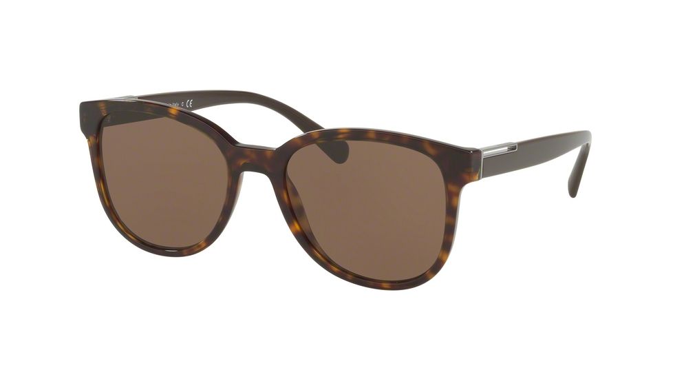 Prada PR08USF Sunglasses 2AU8C1-54 - Havana Frame, Brown Lenses