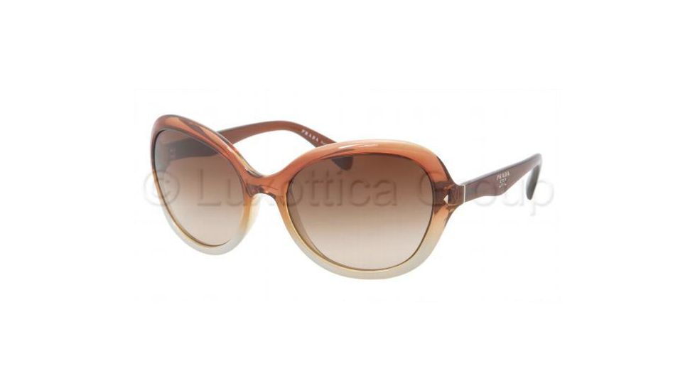 Prada PR09OS Sunglasses HA51Z1-5918 - Brown Gradient Frame, Brown Gradient Lenses