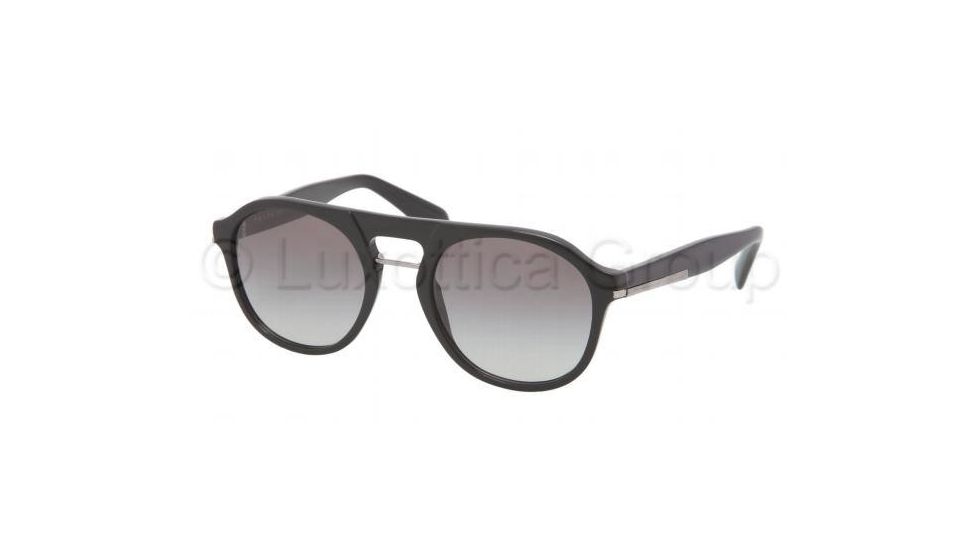 Prada PR09PS Sunglasses 1AB0A7-5120 - Black Frame, Gray Gradient Lenses
