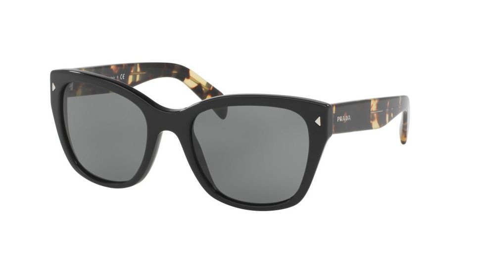 Prada PR09SS Progressive Prescription Sunglasses PR09SS-1AB9K1-54 - Lens Diameter 54 mm, Frame Color Black