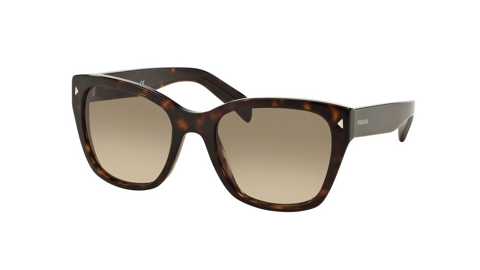 Prada PR09SS Progressive Prescription Sunglasses PR09SS-2AU3D0-54 - Lens Diameter 54 mm, Frame Color Havana